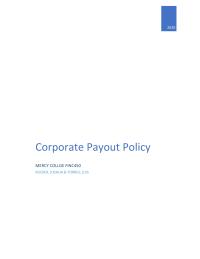 Corporate Payout