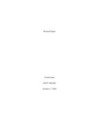 Research Paper Research
