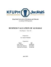 Almarai Vs. Nadek