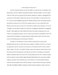 Control Systems And Toys R Us