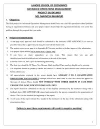 Business LAHORE SCHOOL OF