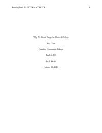 Argumentative Essay 1Running