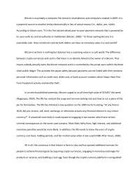 BitCoin Essay Bitcoin is
