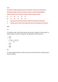 Business Statistics Q15The