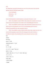 Business Statistics Q25The