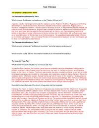 Essay Test 4 ReviewThe Emperors and