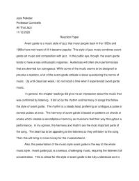 Reaction paper Jack