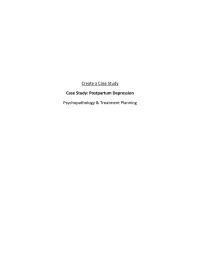 Case Study: Postpartum Depression