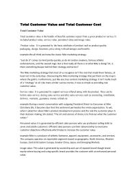 Customer Value