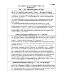 Case Questions GOVT 406CASE