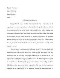 About Georg Orwell