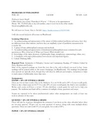 Syllabus PROBLEMS OF