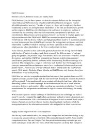 H&m Company Analysis