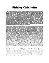 Shirley Chisholm