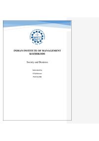 Society Of Business