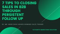 Marketing management 7 TIPS TO