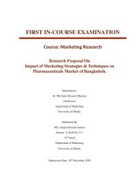 Marketing Research FIRST
