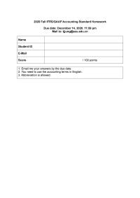 Ifrs_gaap Homework