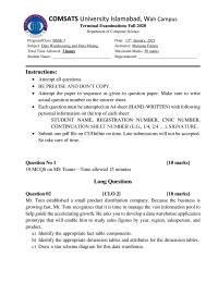 Final Exam Dwh-dm