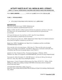 Media And Info Literacy
