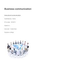 Intercultural Communication