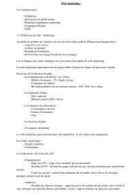 Web Marketing Notes