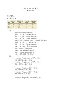 Business MACRO ASSIGNMENTSMankiw