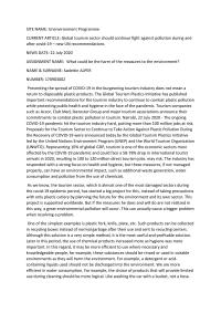 Tourism Impacts