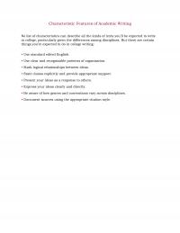 978-0393617467 Handouts Characteristic Features of Academic Writing
