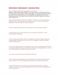 978-0393617467 Worksheets Revision Checklist_Narratives