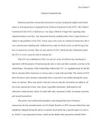 Uniform Commercial Code