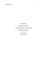 Case Study One