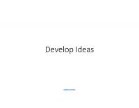 Develop Idea