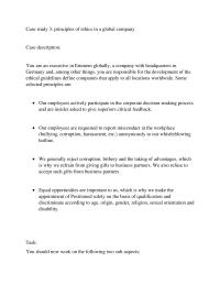 Case Study Case study 3 principles