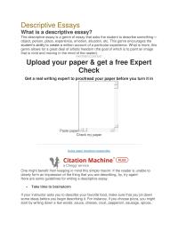 Descriptive Essay Descriptive