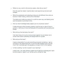 Summary Week 12
