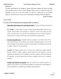 Planning And Designing Benefits For Employees