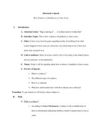 How Evidence Is Handled At A Crime Scene