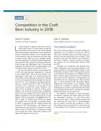 Competition In The Craft Beer Industry In 2018