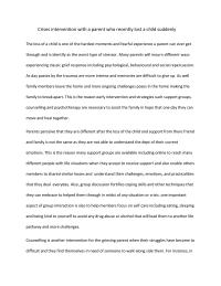 Crises Intervention