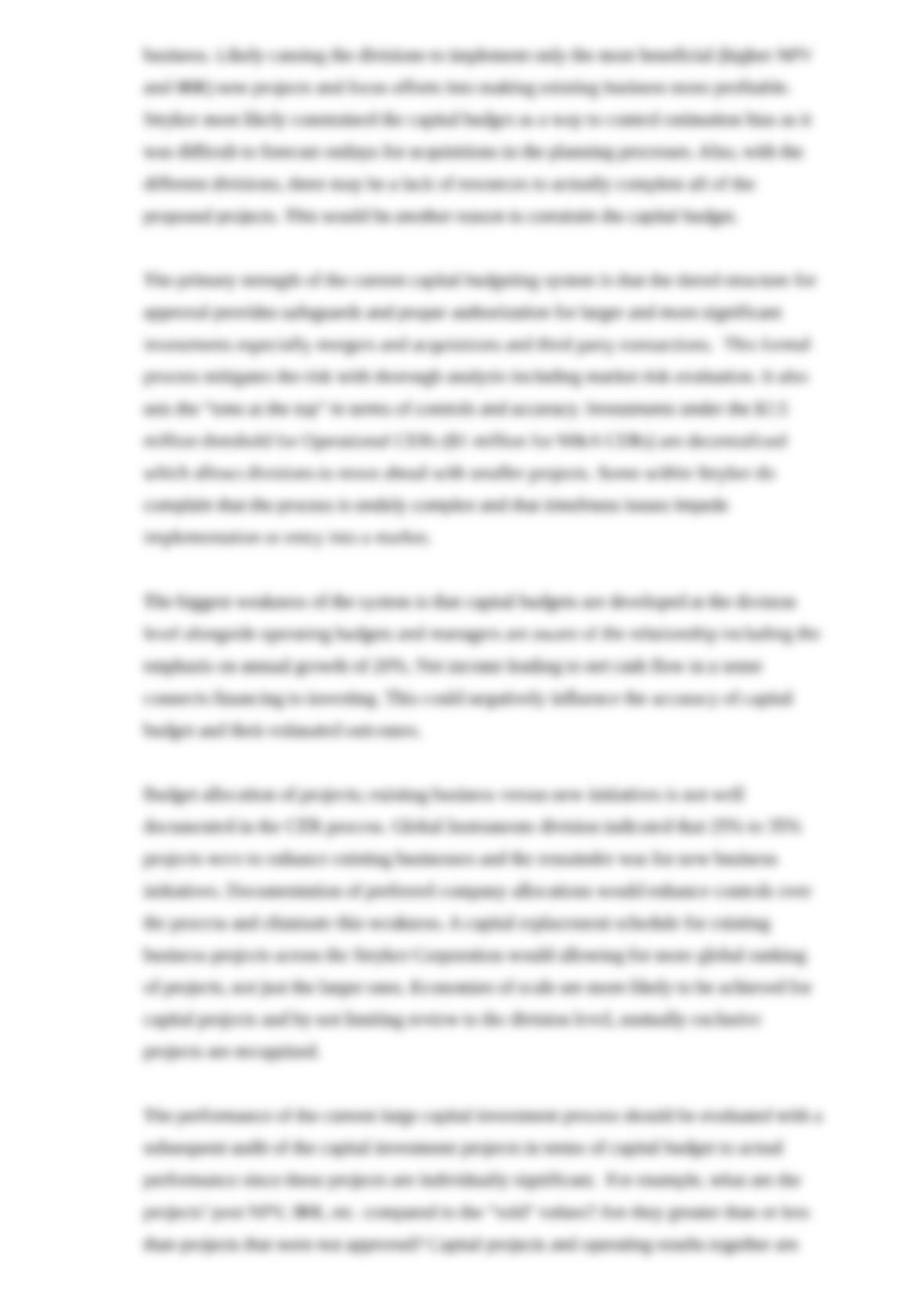 Stryker corporation essay picture