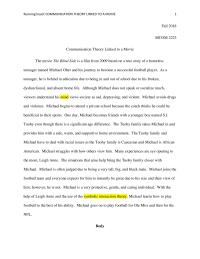 Communication Theory Linked To A Movie – The Blind Side