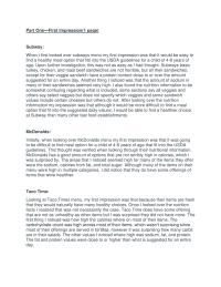 Fast Food Evaluation