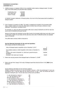 Assignment In Biological Asset And Investments