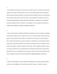 The Government’s Role
