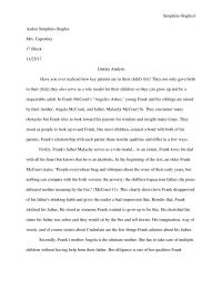 Literary Analysis