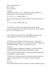 Macroeconomics Name Trn Xun cID