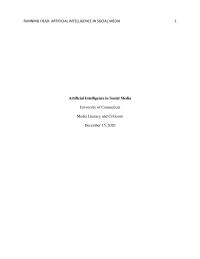 Research Article: Ai In Social Media