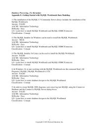 Database Storage & Design Appendix E 1 Not Null Bin Answer Aacsb Information Technology Difficulty Easy Lo Learn