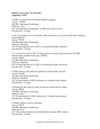 Database Storage & Design Appendix I 1 Xslt Transform Html Document Into Xml Document Answer Aacsb Information Technology Difficulty